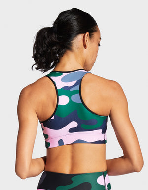 
            
                Load image into Gallery viewer, Camo QT Pink Sports Bra
            
        
