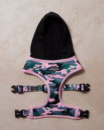 Camo QT Pink Hoodie Harness