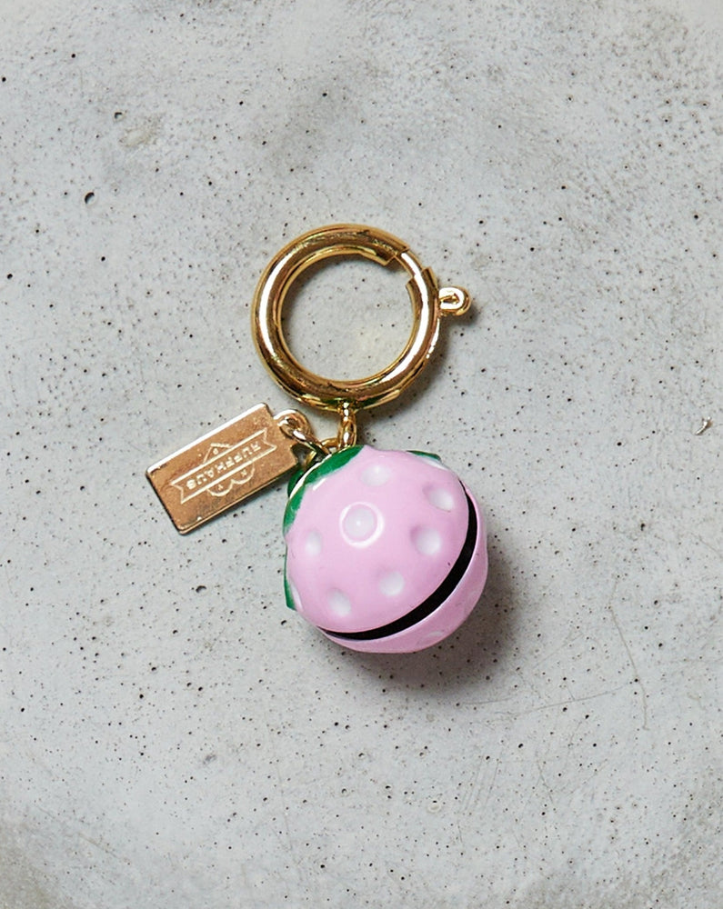 Strawberry Bell Charm Pink